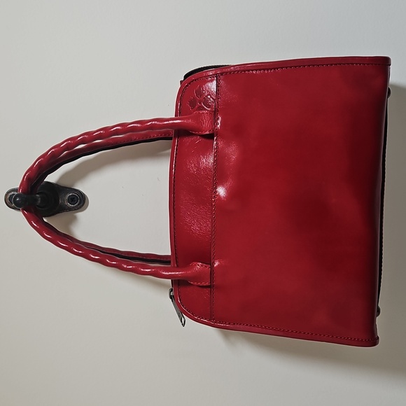 New With Tag Patricia Nash Paris Berry Red Purse - Picture 2 of 5